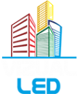 Логотип компании Vizual LED