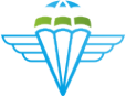 Логотип компании Федерация парашютного спорта Республики Башкортостан