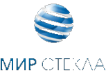 Логотип компании Мир стекла